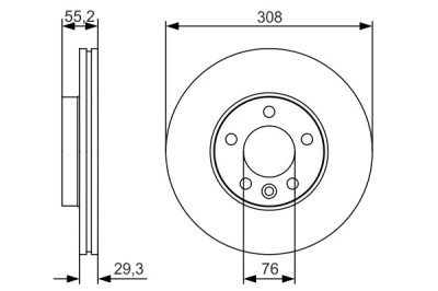 BOSCH 0 986 479 R84 Disc frana foto