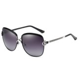 Ochelari de Soare Rotunzi - Techsuit Polarized (8702) - Black