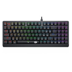 Tastatura gaming mecanica Bluetooth si cu fir Redragon DragonWarrior neagra iluminare RGB