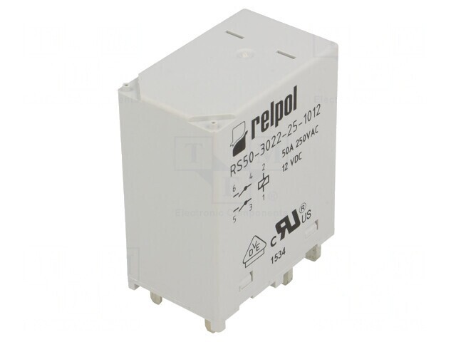 Releu electromagnetic DPST-NO 12VDC 50A RS50