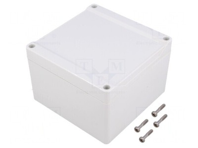 Carcasă universală policarbonat 120x120x80mm 1555P2GY foto