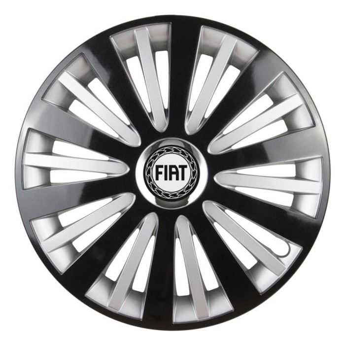 Set 4 Capace Roti, potrivite jantelor de R15, pentru Fiat, model falcon dual