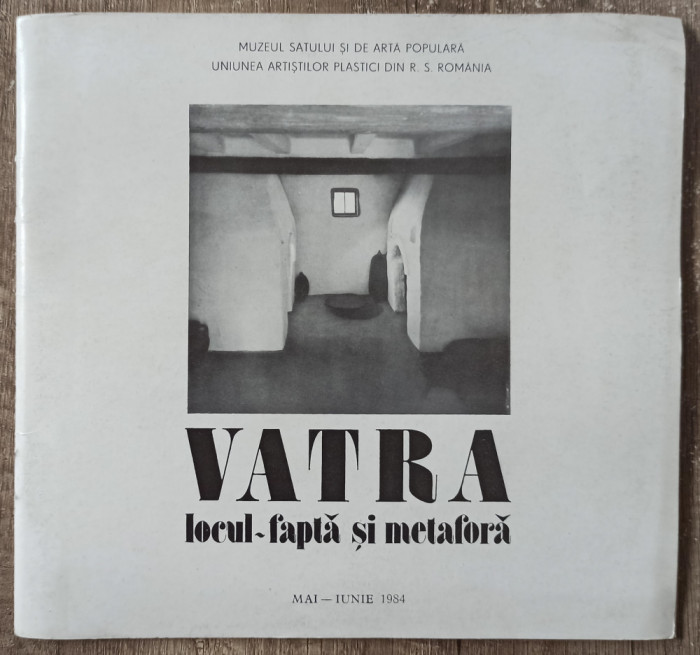Pliante expozitia Vatra, locul-fapta si metafora 1984