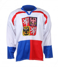 Ice Hockey Jersey CZ Nagano 1998 alb XS foto