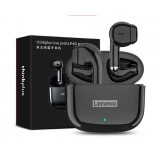 Casti Lenovo wireless, Bluetooth 5,1, rezistente la apa, LP40 PRO, Negre