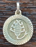 (59) PANDATIV DIN ARGINT, SEMN ZODIACAL - SCORPION, MARCAJ ARGINT 835, 2.33 GR.