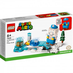 LEGO® Super Mario - Set de extindere costum Mario Crio si Lumea de gheata (71415)