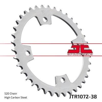 MBS Pinion spate 520 Z38, Cod Produs: JTR107238 foto
