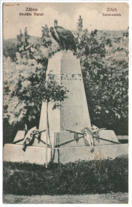 1925 - Zalău, statuia Turul (jud. Salaj)