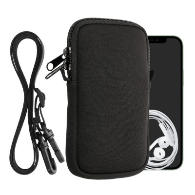 Husa Universala Kwmobile marime L - 6,5 inch, Neopren, Negru, 58700.3.01 foto