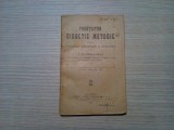 POVATUITOR DIDACTIC METODIC - V. Gr. Borgovanu - 1920, 147 p.