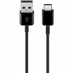 Cablu Date si Incarcare USB la USB Type-C Samsung Galaxy M20, EP-DW720CBE, 1.5 m, Negru