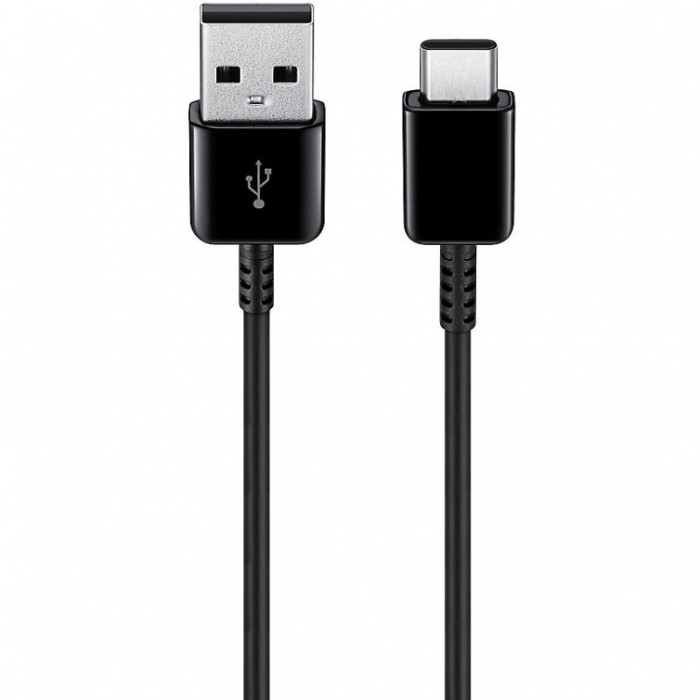 Cablu Date si Incarcare USB la USB Type-C Samsung Galaxy A8s, EP-DW720CBE, 1.5 m, Negru