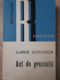 ACT DE PREZENTA-ILARIE VORONCA