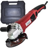 Raider RD-AG54 - Polizor unghiular cu fir 1200 W 125 mm turatie reglabila valiza plastic