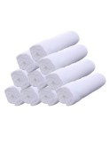 Cumpara ieftin Set 10 Prosoape Baie Bumbac Albe 30x50cm, 450g