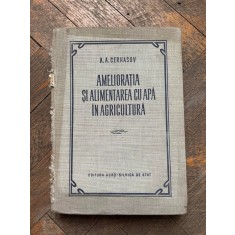 A. A. Cerkasov Amelioratia si alimentarea cu apa in agricultura