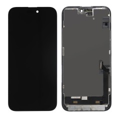 Display iPhone 15 Pro Compatibil OLED Negru
