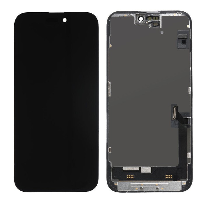 Display iPhone 15 Pro Compatibil OLED Negru