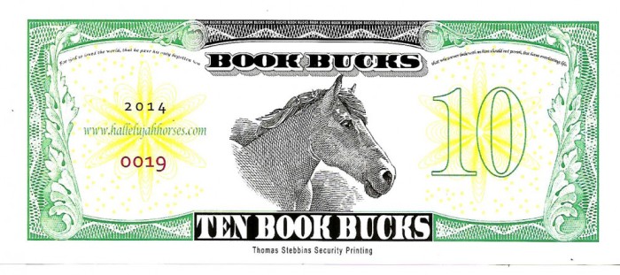 !!! RARR : SUA - FANTASY NOTE - 10 BOOK BUCKS 2014 - AUNC / CEA DIN SCAN