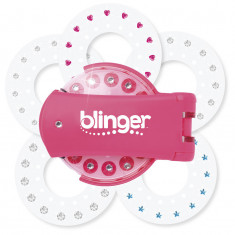 Aplicator Blinger cu 75 pietre - Roz foto