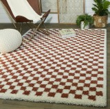 Cumpara ieftin Covor Premium Belgian Model Sherpa 52992-166, Marime 80 x 150 cm, Crem, Maro, Inaltime Fir 30 mm, Antialergic, Polipropilena, Living, Dormitor, Sufrag