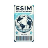 eSIM, Unlimited Standard, 30 Days, El Salvador