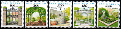 C5261 - San Marino 1994 - Gradini 5v. nestampilat MNH foto