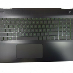Carcasa superioara cu tastatura palmrest Laptop, HP, Pavilion 15-BC, 15T-BC, 15-AX, 15-DP, TPN-Q173, TPN-Q175, 858971-001, iluminata, layout US