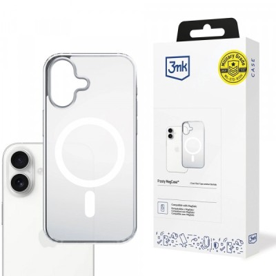 Husa MagSafe pentru Apple iPhone 17, 3MK, Frosty MagCase, Alba foto