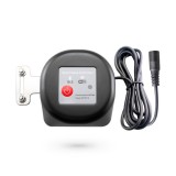 Electrovalva inteligenta pentru oprire si pornire gaz/apa, Conectiune wireless, Compatibil Tuya, Google Assistant