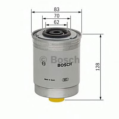 Filtru combustibil NISSAN MICRA II (K11) (1992 - 2003) BOSCH 1 457 434 321 foto