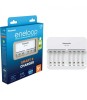 Incarcator Eneloop pro Panasonic SMART 8 CHARGER 8x AA R6 sau 8x AAA R3 NiMH BQ-CC63E