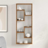vidaXL Raft de perete din lemn vechi 36x16x90 cm, lemn stratificat