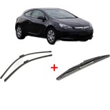 Cumpara ieftin Set 3 stergatoare OPEL ASTRA J GTC 2011-2018, pentru parbriz si luneta, Bosch Twin