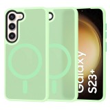 Husa Samsung Galaxy S23 Plus Techsuit HaloFrost&Atilde;&sbquo;&Acirc;&nbsp;MagSafe Series, verde deschis