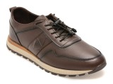 Pantofi sport BITE THE BULLET maro, OY1105, din piele naturala