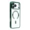 Husa compatibila cu IPhone 17 Pro, ALC MOBILE, pentru telefon mobil cu protectie pentru camera, Tehnologie MagSafe, rezistenta la socuri, contur Verde