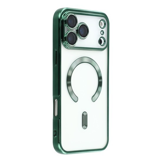 Husa compatibila cu IPhone 17 Pro Max, ALC MOBILE, pentru telefon mobil cu protectie pentru camera, Tehnologie MagSafe, rezistenta la socuri, contur V