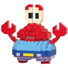 Set De Constructie Mr. Crab Spongebob Innovium&trade;, Kit Premium Cu 149 Piese, Model Realist De Crab, Material ABS, 6.8 &times; 3.8 &times; 7.6 CM, 50 G