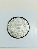 Monedă argint Chile, America Centrala si de Sud