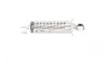 Seringa 100ml PiC Solution, fara ac, sterila, unica folosinta, adaptor Luer, spalaturi, alimentatie, Italia