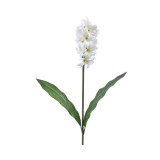 Floare decorativa artificiala, Crizantema, Alb, 53 cm, ATU-084038, Oem