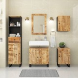 VidaXL Set mobilier de baie, 5 piese, lemn masiv de mango 3200645