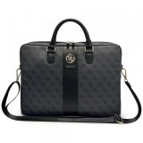 Geanta Guess 4G Round Classic Logo pentru Laptop 16inch, Neagra