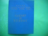 HOPCT CARNET MEMBRU AVSAP 1955 ASOCIATIA VOLUNTARA PENTRU SPRIJINIREA APARARII, Romania 1900 - 1950, Pasapoarte