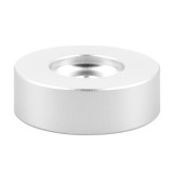 Adaptor central pentru vinyl 45 rpm 7 inch, Kwmobile, Argintiu, Aluminiu, 54141.01