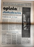 Opinia Studenteasca nr 20 Almanah 1990 8 pagini romana brosat 24x30 cm