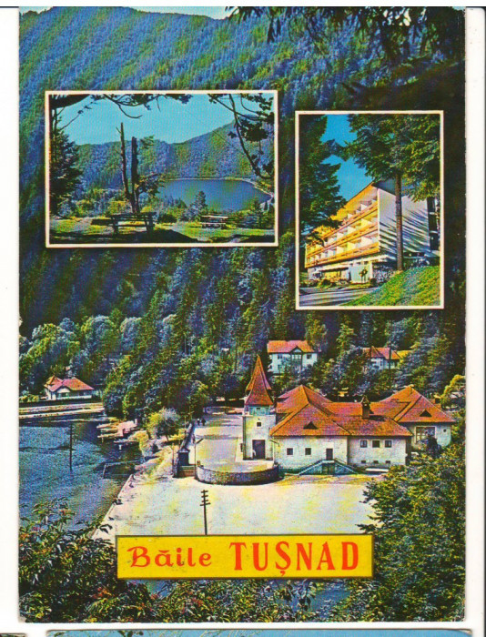 CPI B 11191 CARTE POSTALA - BAILE TUSNAD. MOZAIC