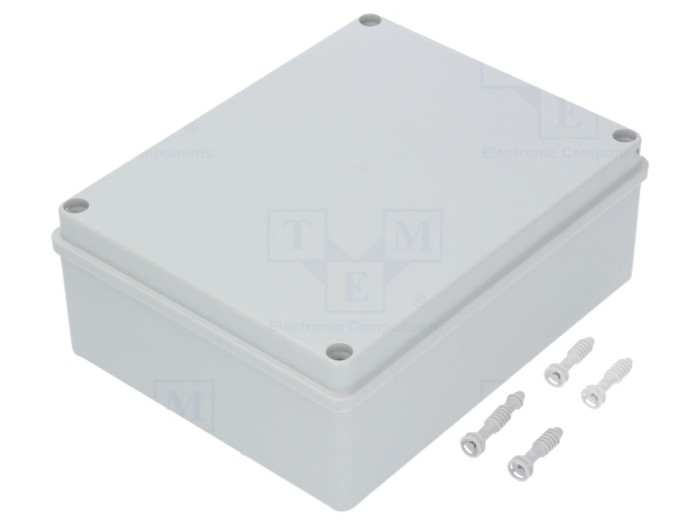 Carcasă universală ABS gri IP65